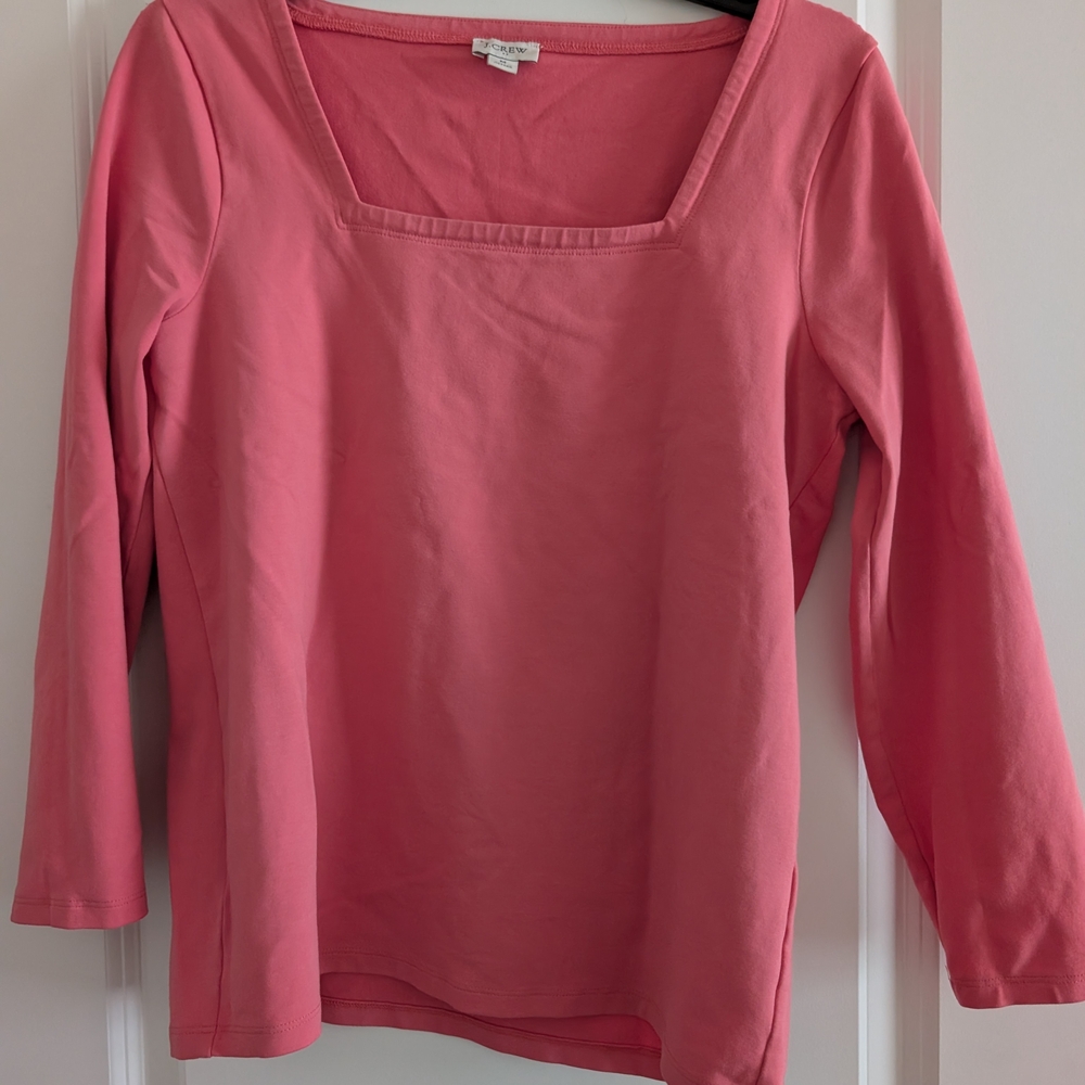 Women's Pink Long Sleeve Top